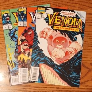 Venom: The Madness 1-3 Comic Books Complete Set